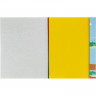 Картон цветной №1 School 10л,20цв,А4,мелов,двустор,в папке