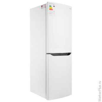 Холодильник LG GA-B379SVCA, общий объем 312 л, нижняя морозильная камера 87 л, 59,5x62,6x171 см, белый