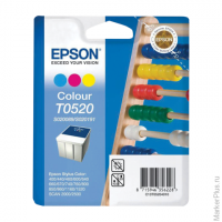 Картридж струйный EPSON (C13T05204010) Stylus Color 400/600/740/1520/Scan2000/2500 и другие, цветной
