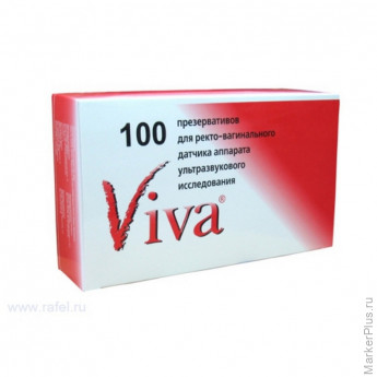 Презерватив VIVA для УЗИ 100шт./уп., комплект 100 шт