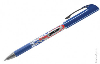 Ручка шариковая "Ultra Glide plus MAX GLIDER", синяя, 1мм, грип