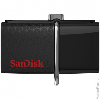 Память SanDisk "OTG Dual Drive" 32GB, USB3.0/microUSB, Flash Drive, черный