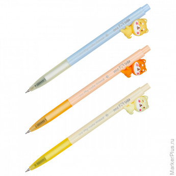 Карандаш механический MESHU "Cute dog", 0,7мм, ассорти, с топпером