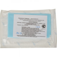 Салфетка стерил. 70x80см спанбонд пл.40 ламинир., голубая, 1шт./уп