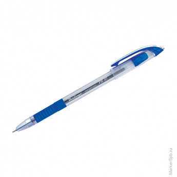 Ручка шариковая "PR-07", синяя, 0,7мм, грип