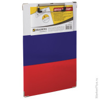 Доска-планшет BRAUBERG 'Flag' с прижимом А4 (226х315 мм), российский флаг, картон/ламинированная бумага, 232235
