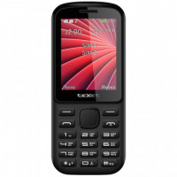 Мобильный телефон Texet 218-TM цвет черный-красный