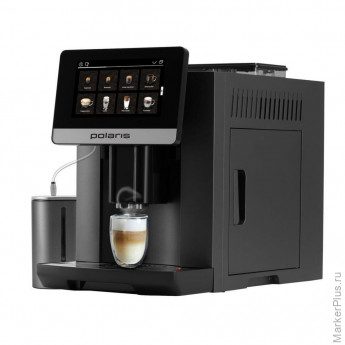 Кофемашина POLARIS PACM 2080AC WiFi IQ Home, 1500 Вт, объем 1,8 л, автокапучинатор, графитовая, 62311