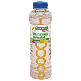 Мыльные пузыри 500 мл, BRAUBERG KIDS, 665454