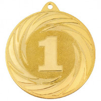 Медаль 1 место 70 мм золото DC#MK311a-G