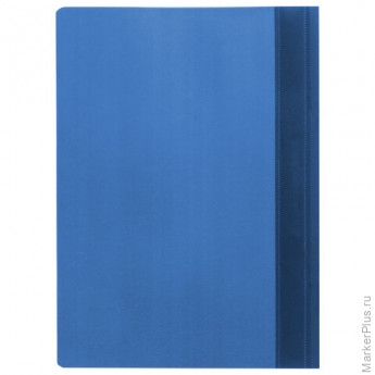 Скоросшиватель пластиковый STAFF, А4, 100/120 мкм, голубой, 229236, 75 шт/в уп