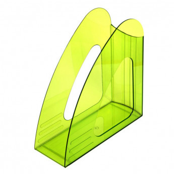 Вертикальный накопитель Attache 90мм Bright Colours прозрачный зеленый