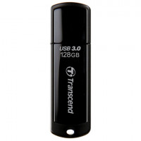 Флэш-диск 128 GB TRANSCEND Jetflash 700 USB 3.0, черный, TS128GJF700