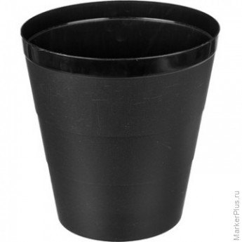 Корзина для бумаг, 14 л, черная