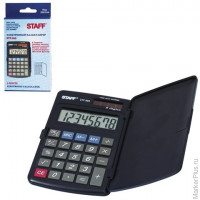 Калькулятор STAFF карманный STF-899, 8 разрядов, двойное питание, 117х74 мм