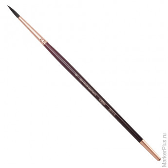 Кисть художественная KOH-I-NOOR белка, круглая, №4, короткая ручка, блистер, 9935004017BL