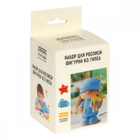 Набор для росписи из гипса ТРИ СОВЫ ' Зайка малыш', с красками и кистью, картонная коробка