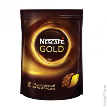Кофе растворимый NESCAFE (Нескафе) "Gold",сублимированный, 250 г, мягкая упаковка, 12143978