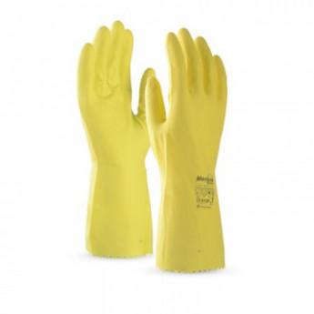 Перчатки защитные латекс Manipula БЛЕСК (L-F-01) р.9-9,5 (L)