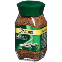 Кофе растворимый Jacobs Monarch, сублимированный, стеклянная банка, 95г