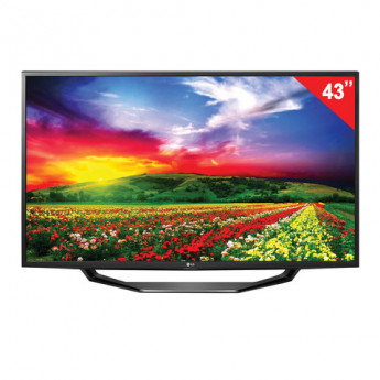 Телевизор LG 43" (109,2 см), 43LJ515V, LED, 1920х1080 Full HD, 16:9, 50 Гц, 2HDMI, USB, черный, 8,1 кг