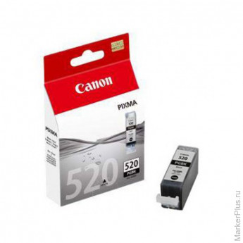 Картридж ориг. Canon PGI-520Bk черный для Canon PiXMA iP-3600/4600/MP-540/550/620/630/980 (344стр.)