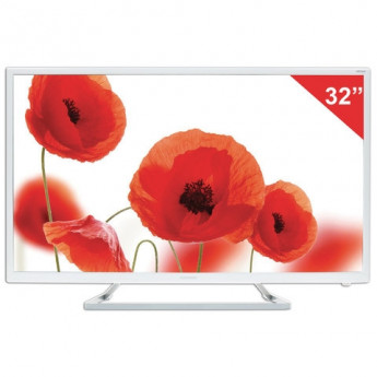 Телевизор TELEFUNKEN TF-LED32S63T2S, 32" (81 см), 1366х768, HD, 16:9, Smart TV, Android, Wi-Fi, белый