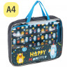 Папка с ручками А4 ArtSpace "Happy Monster", полиэстер, на молнии, 50мм Папка с ручками А4 ArtSpace "Happy Monster", полиэстер, на молнии, 50мм