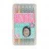 Фломастеры КИСТОЧКИ ДВУСТОРОННИЕ FUNCOLOR 12цв,в пластиковом пенале 32-0047 Фломастеры КИСТОЧКИ ДВУСТОРОННИЕ FUNCOLOR 12цв,в пластиковом пенале 32-0047