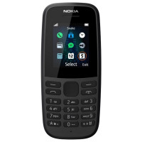 Мобильный телефон Nokia 105 SS TA-1203 BLACK 1.77/4MB/MB 16KIGB01A13