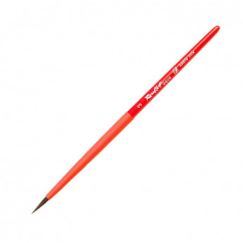 Кисть Roubloff Aqua Red round соболь-микс кругл,ручка корот №3 AqL1-03,05rT