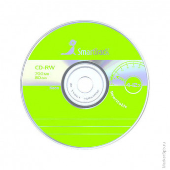 Диск CD-RW 700Mb Smart Track 4-12x Slim