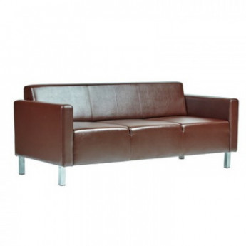 Мягкая мебель EF_Евро диван 3-х местн. к/з коричневый Ecotecx 3069
