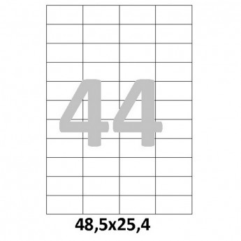Этикетки самоклеящиеся Office Label 48,5х25,4 мм 44 шт. на лист.А4 100 л, комплект 44 шт