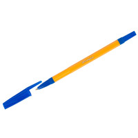 Ручка шариковая OfficeSpace "907 Orange" синяя, 1,0мм, желтый корпус 50 шт/в уп