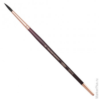Кисть художественная KOH-I-NOOR белка, круглая, №6, короткая ручка, блистер, 9935006017BL