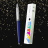 Ручка шариковая PARKER 'Jotter Plastic CT', корпус синий, ежедневник А5 синий, пакет, 880896