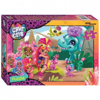 Пазл 104 эл. Step Puzzle ''Cave Club. Mattel'