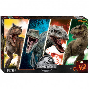 Пазл 560 эл. Step Puzzle 'Парк юрского периода. Universal Pictures'
