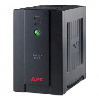Источник бесперебойного питания APC Back-UPS BX800CI-RS, защита тел. линии 480Вт, 800ВА черный