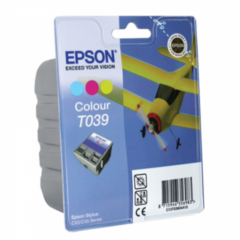 Картридж струйный EPSON (C13T03904A10) Stylus C43/C45, цветной, оригинальный