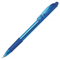 Ручка шариковая масляная автомат. PENTEL Fine Line, узел 0,7мм, линия 0,27мм, синяя, BK417, BK417-CN