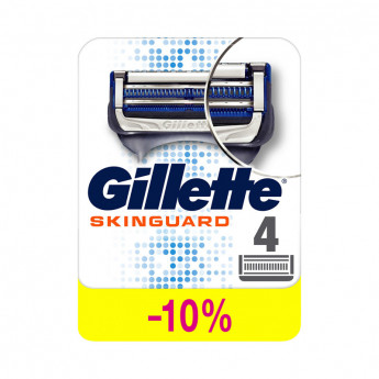 Кассеты для бритья сменные Gillette "Skinguard Sensitivee", 4шт.