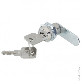 Замок почтовый Banggu, длина 16 мм, d - 17,5 мм, 90 градусов, прямой ригель, гайка, 3497