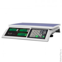 Весы торговые MERCURY M-ER 326AC-15.2 LCD (0,04-15 кг), дискретность 5 г, платформа 325x230 мм, без 