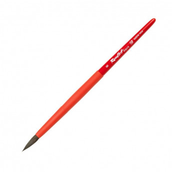 Кисть Roubloff Aqua Red round соболь-микс кругл,ручка корот №6 AqL1-06,05rT
