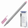 Ручка капиллярная STAEDTLER (Штедлер), трехгранная, толщина письма 0,3 мм, светло-розовая, 334-21