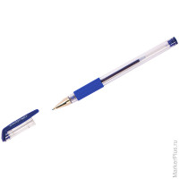 Ручка гелевая OfficeSpace синяя, 0,6мм, грип, 12 шт/в уп