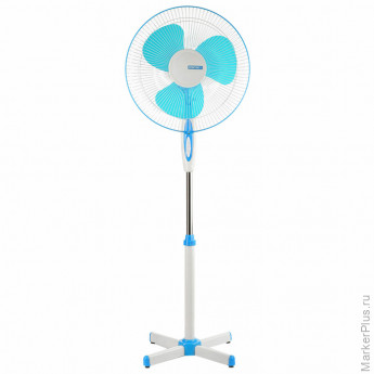 Вентилятор напольный, 3 режима, CENTEK CT-5015 Blue, d=43 см, 40 Вт, синий