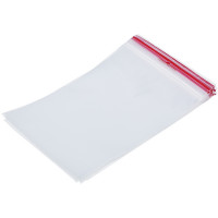 Пакет с замком (Zip Lock) с европодвесом 12 х 17 см, 60 мкм, 100 шт/уп, комплект 100 шт